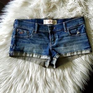 Hollister Distressed Jean Shorts
